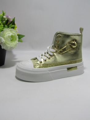 Trampki damskie na płaskim (36-41) YH41 GOLD