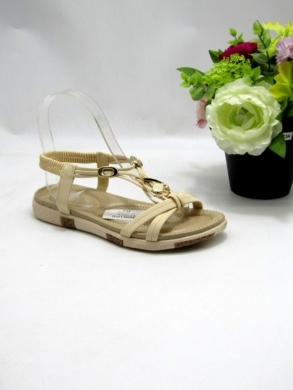 Sandały damskie na płaskim (36-41) FY7055 BEIGE