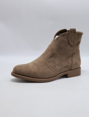 Botki damskie na płaskim (36-41) H167-3 COFFE