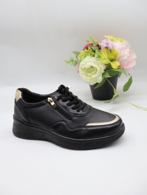 Buty sportowe damskie na płaskim (36-41) BK-616 BLACK