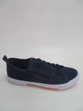 Tenisówki damskie na płaskim (36-41) 653-LS NAVY