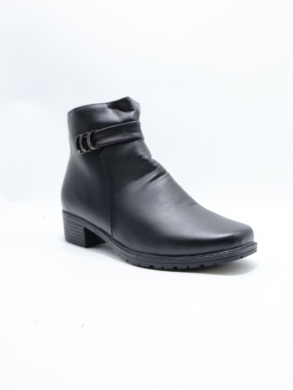Botki damskie ocieplane na obcasie (36-42) FX23-12 BLACK