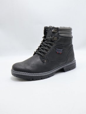 Trapery męskie ocieplane (41-46) A974-1 BL/GREY