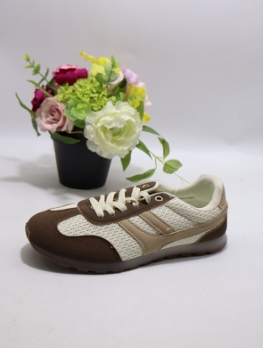 Buty sportowe damskie na płaskim (36-41) K1771 BROWN