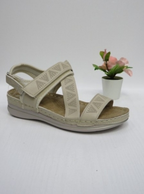 Sandały damskie na koturnie (36-41) KS-9108 BEIGE