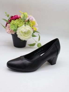 Czółenki damskie na obcasie (36-41) YC-161 BLACK