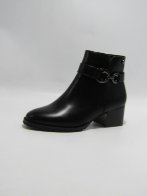 Botki damskie ocieplane na obcasie (36-41) 1366 BLK