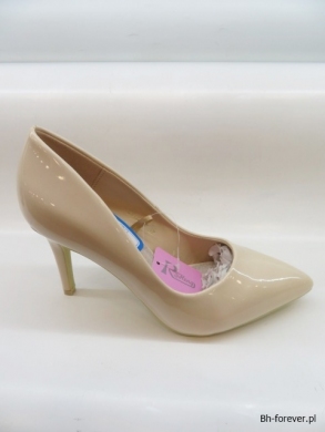 Czółenka damskie na szpilce (36-41) GH-37 BEIGE