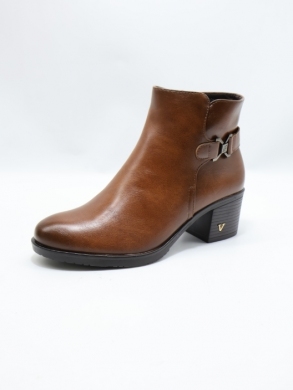 Botki damskie ocieplane na obcasie (36-41) YCC-78 CAMEL