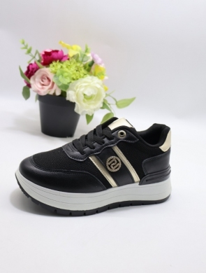 Buty sportowe damskie na płaskim (36-41) US76 BLACK