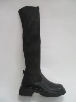 Kozaki damskie jesienne na płaskim (36-41) FB-32 BLACK