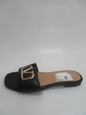Klapki damskie na płaskim (36-41) CB2113-1 BLACK
