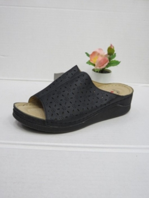 Klapki damskie na koturnie (39-43) DJH1-6 BLACK
