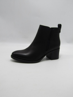 Botki damskie ocieplane na obcasie (36-41) 1362 BLACK