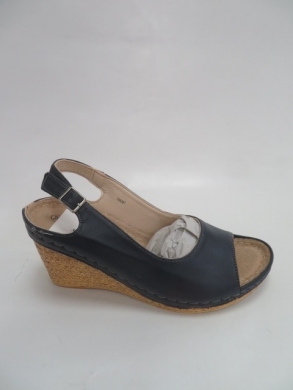 Sandały damskie na koturnie (36-41) 7AA207 NAVY