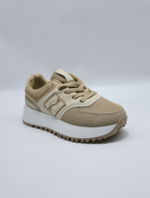 Buty sportowe damskie na płaskim (36-41) LY109 KHAKI