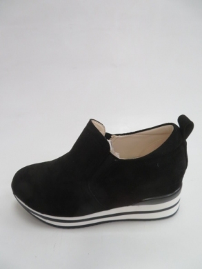 Sportowe Damskie na koturnie (36-41) 6067 BLACK