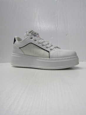 Buty sportowe damskie na koturnie (36-41) 85-947 BLACK