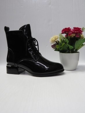 Botki damskie ocieplane na obcasie (36-41) X-6632-9A2 BLACK