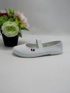 Baleriny damskie (36-41) 3715-2 WHITE