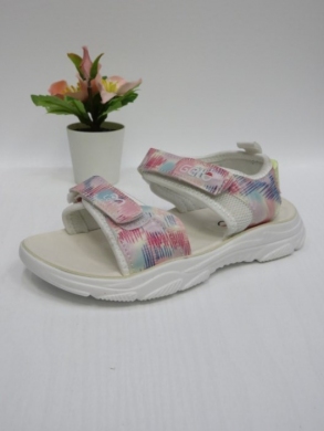 Sandały dziewczęce (26-31) D951 WHITE