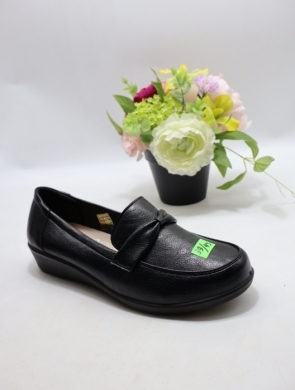 Półbuty damskie na płaskim (39-43) DTB2-7 BLACK