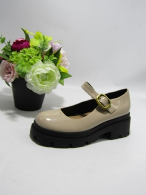 Półbuty damskie na płaskim (36-41) H013 BEIGE