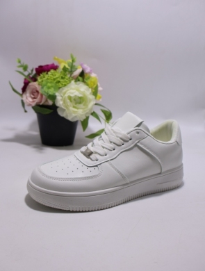 Buty sportowe damskie na płaskim (36-41) EV-43 WHITE