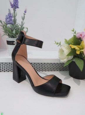 Sandały damskie na obcasie (36-41) X8195 BLACK