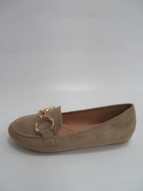 Mokasyny damskie na płaskim (36-41) 7377 KHAKI