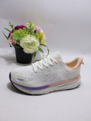 Buty sportowe damskie na płaskim (36-41) XBC-109 WHITE