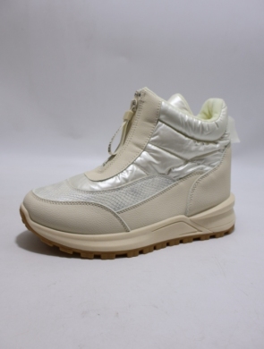 Botki damskie ocieplane na płaskim (36-41) FH-21 BEIGE