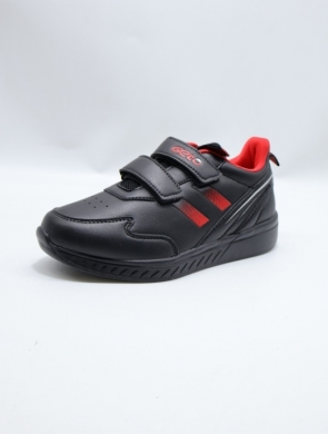 Buty sportowe chłopięce (32-37) A371 BLACK/RED