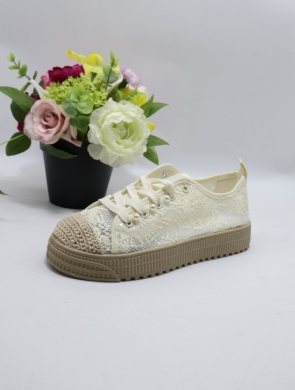 Buty sportowe damskie na płaskim (36-41) SG-225 BEIGE