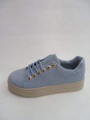 Buty sportowe damskie na płaskim (36-41) 6189 BLUE