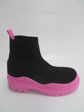 Sneakersy damskie wysokie (36-41) 2082 FUSHIA