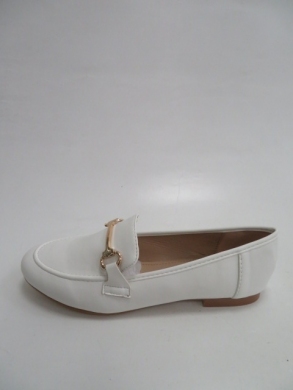 Mokasyny Damskie na koturnie (36-41) T392 WHITE