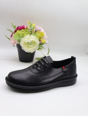 Półbuty damskie na płaskim (36-41) L705 BLACK
