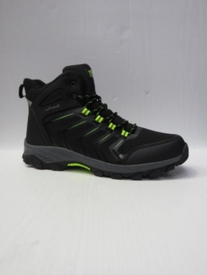 Trapery męskie ocieplane (41-46) 17061-2 BLACK/GREEN