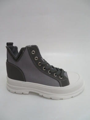 Trampki damskie na płaskim (36-41) X-111A GREY