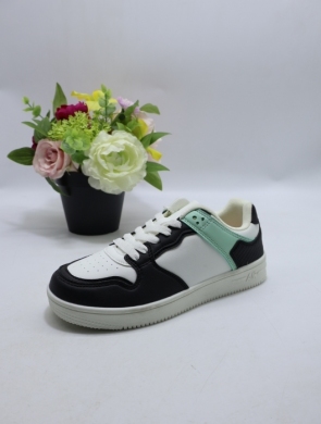 Buty sportowe damskie na płaskim (36-41) AD701 BL/WH
