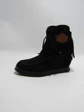 Botki damskie na płaskim (36-41) HJH-20-78 BLACK