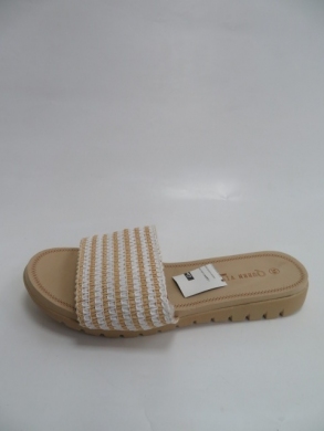Klapki damskie na płaskim (36-41) 809 WHITE