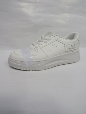 Buty sportowe damskie na płaskim (36-41) 6821-8 WHITE