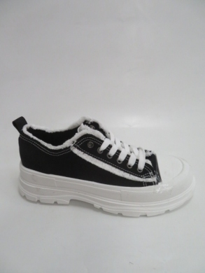 Trampki damskie na płaskim (36-41) 2059 BLACK