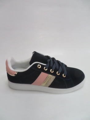 Buty sportowe damskie na płaskim (36-41) QS-28 NAVY