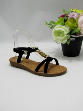 Sandały damskie na płaskim (36-41) 6007-1 BLACK