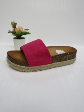 Klapki damskie na koturnie (36-41) XA120 FUCHSIA