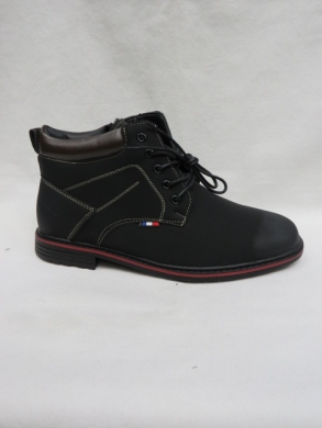 Botki męskie ocieplane (40-46) 9362-1 BLACK