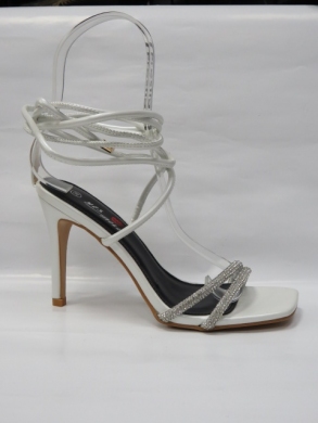 Sandały damskie na szpilce (36-41) SF-53 WHITE